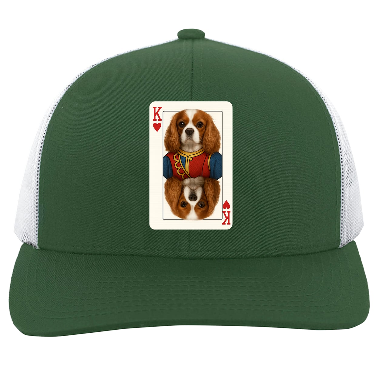 104C Trucker Snap Back - Dark Green/White