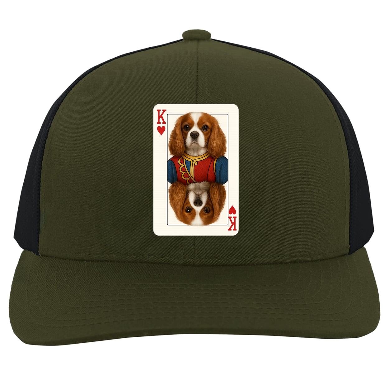 104C Trucker Snap Back - Moss/Charcoal