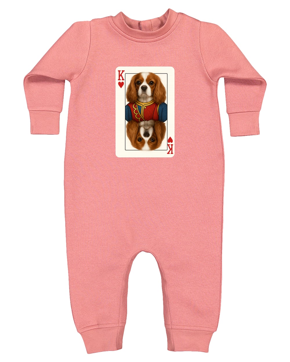 4447 Rabbit Skins Infant Fleece One-Piece Bodysuit - Mauvelous