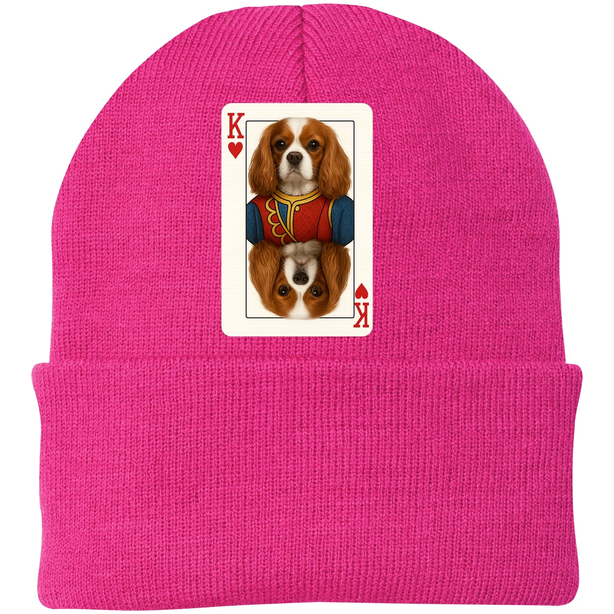 CP90 Port & Company Knit Beanie - Neon Pink
