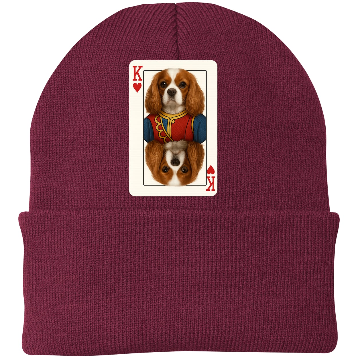 CP90 Port & Company Knit Beanie - Maroon