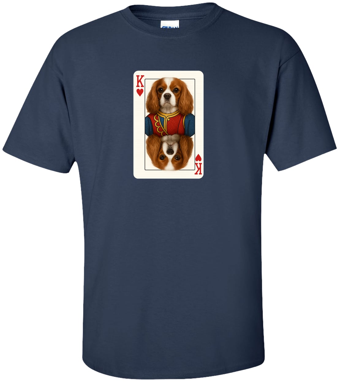 G200T Gildan Mens Tall Ultra Cotton Tee - Navy