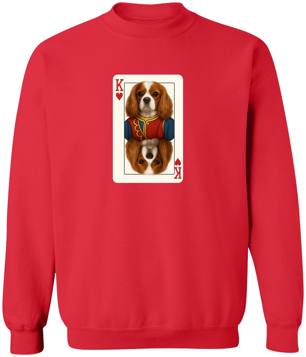 G180 Gildan Crewneck Pullover Sweatshirt - Red