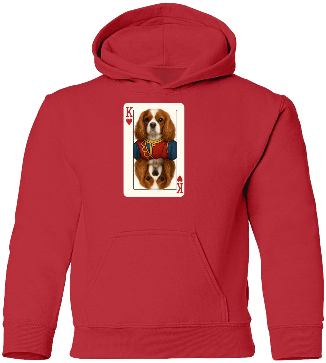 G185B Gildan Youth Pullover Hoodie - Red