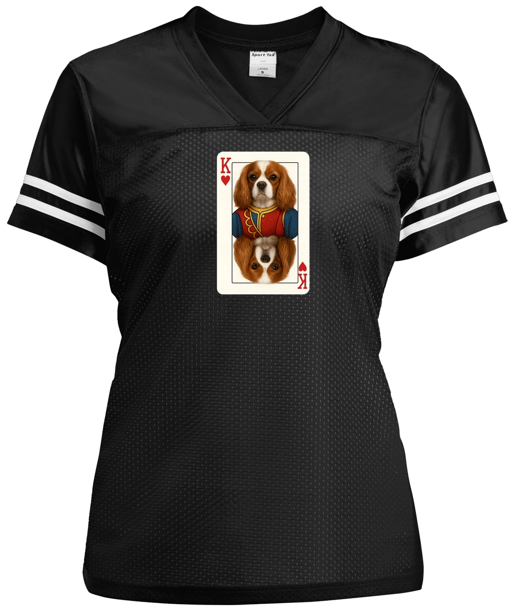 LST307 Sport-Tek Ladies' Replica Jersey - Black/White
