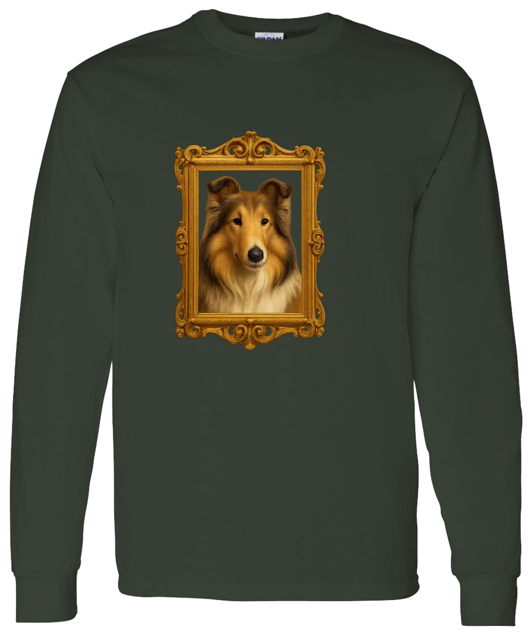 G540 LS T-Shirt 5.3 oz. - Forest Green