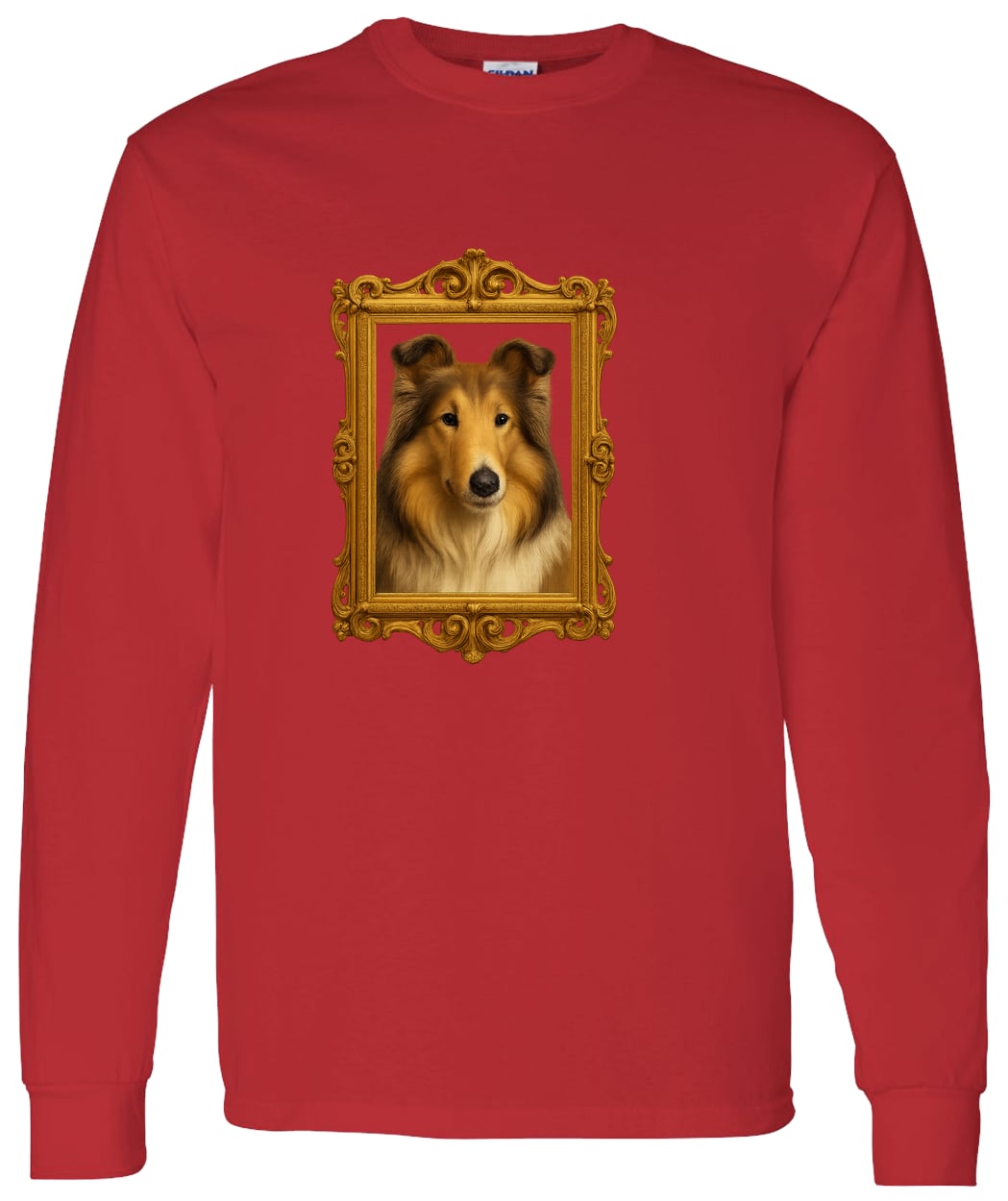 G540 LS T-Shirt 5.3 oz. - Red
