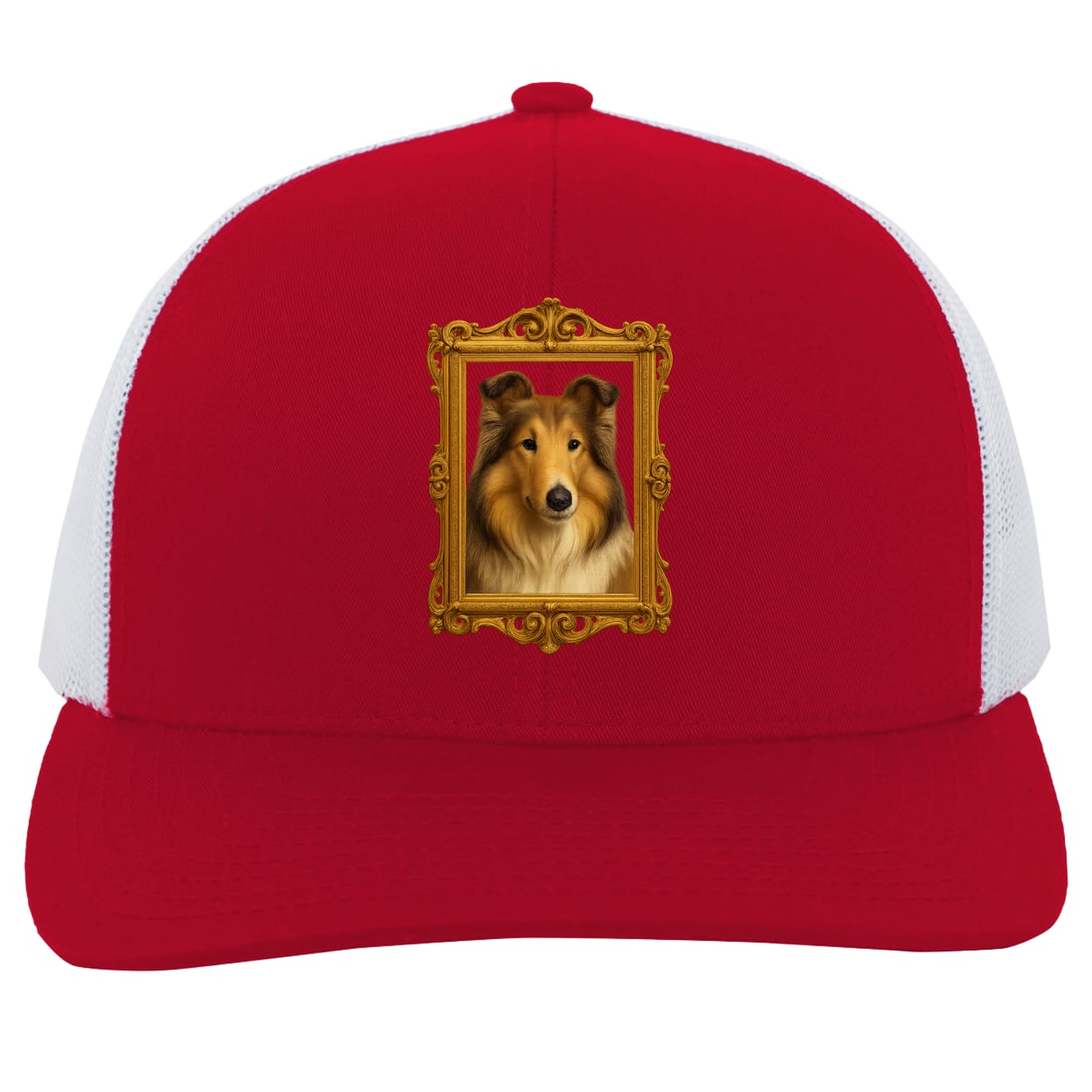 104C Trucker Snap Back - Red/White