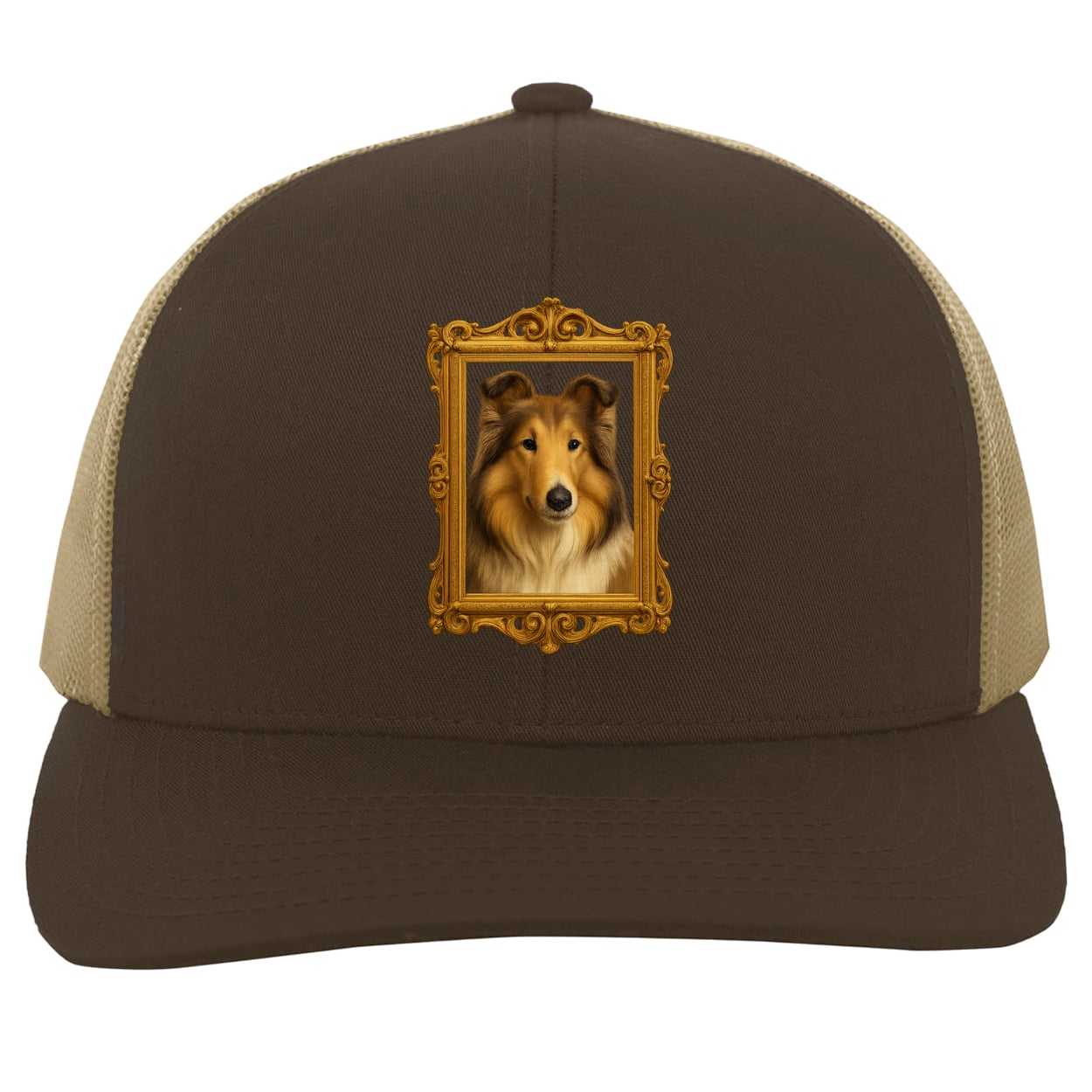 104C Trucker Snap Back - Brown/Khaki