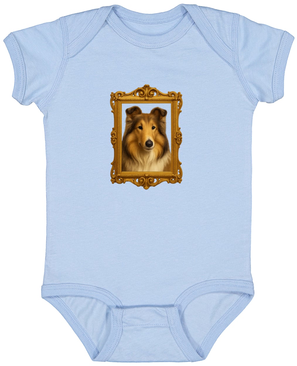 4424 Infant Fine Jersey Bodysuit - Light Blue