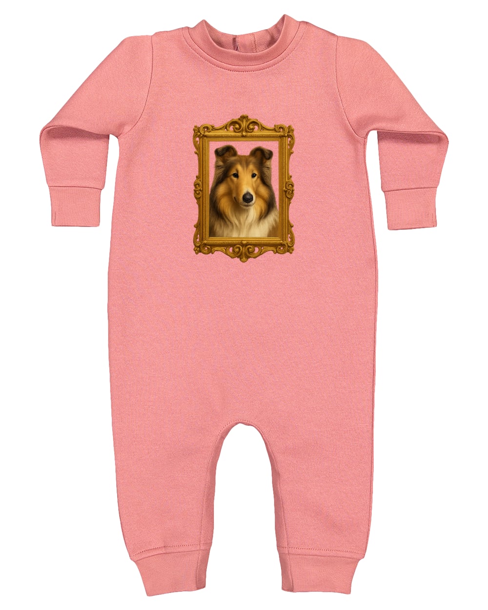 4447 Rabbit Skins Infant Fleece One-Piece Bodysuit - Mauvelous