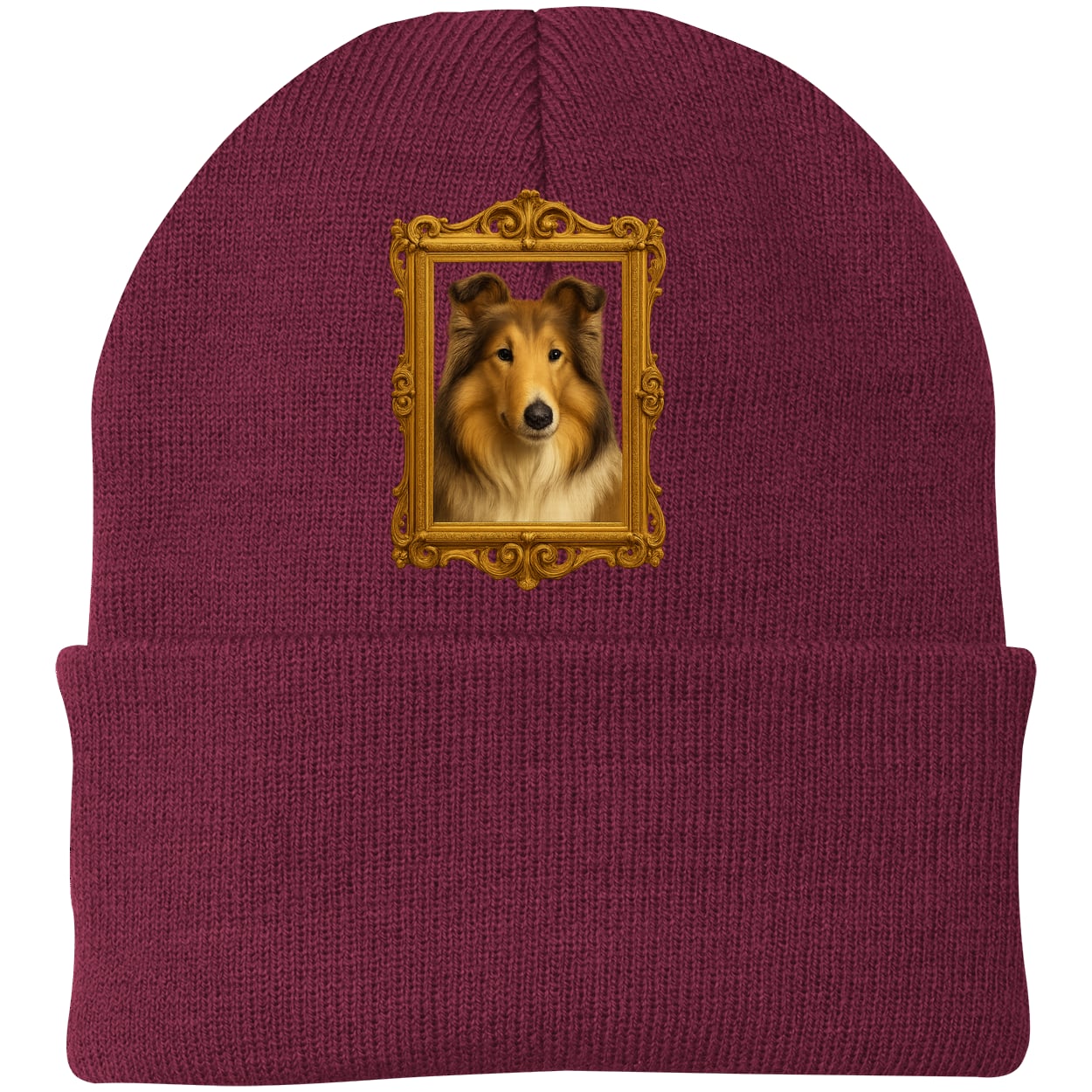 CP90 Port & Company Knit Beanie - Maroon