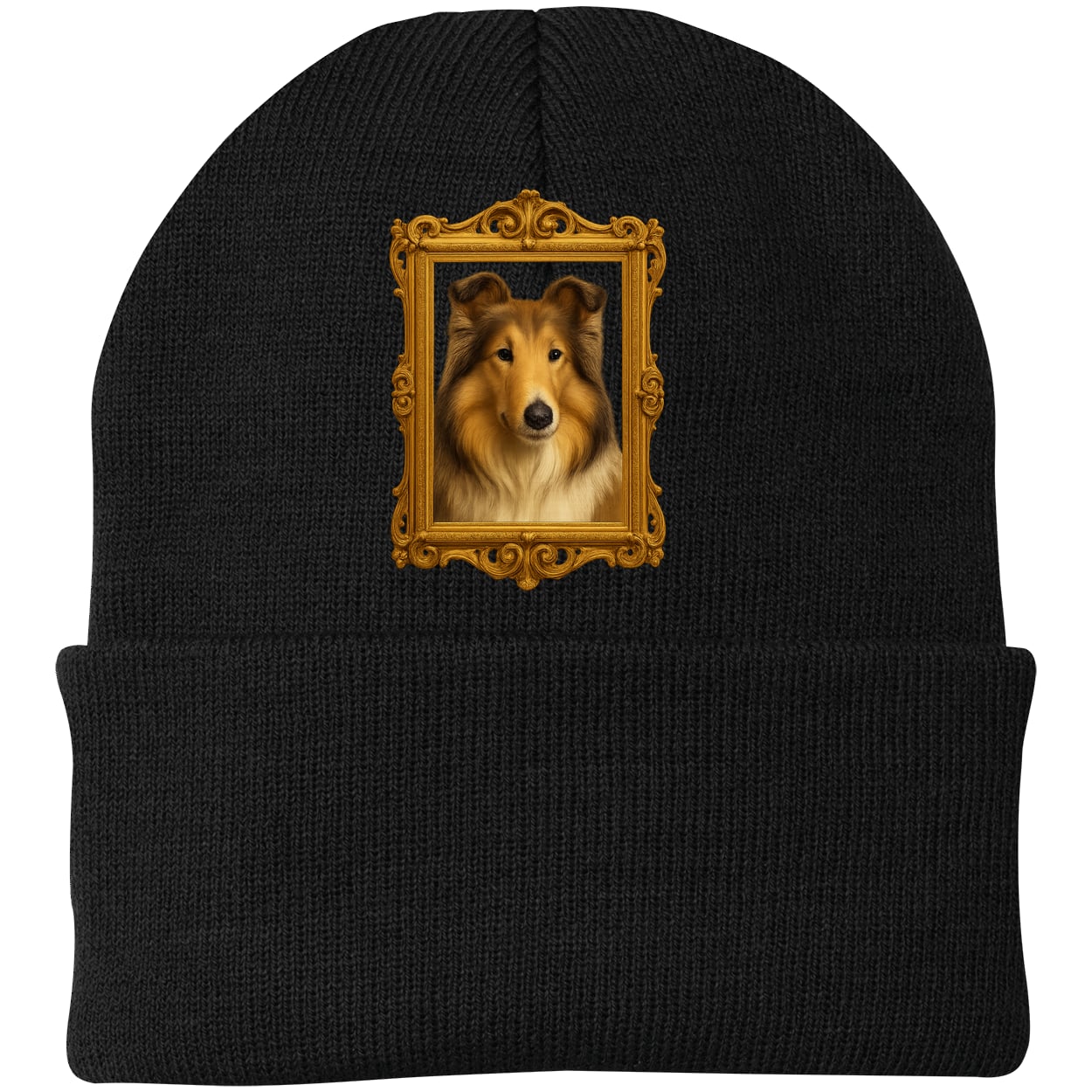 CP90 Port & Company Knit Beanie - Black