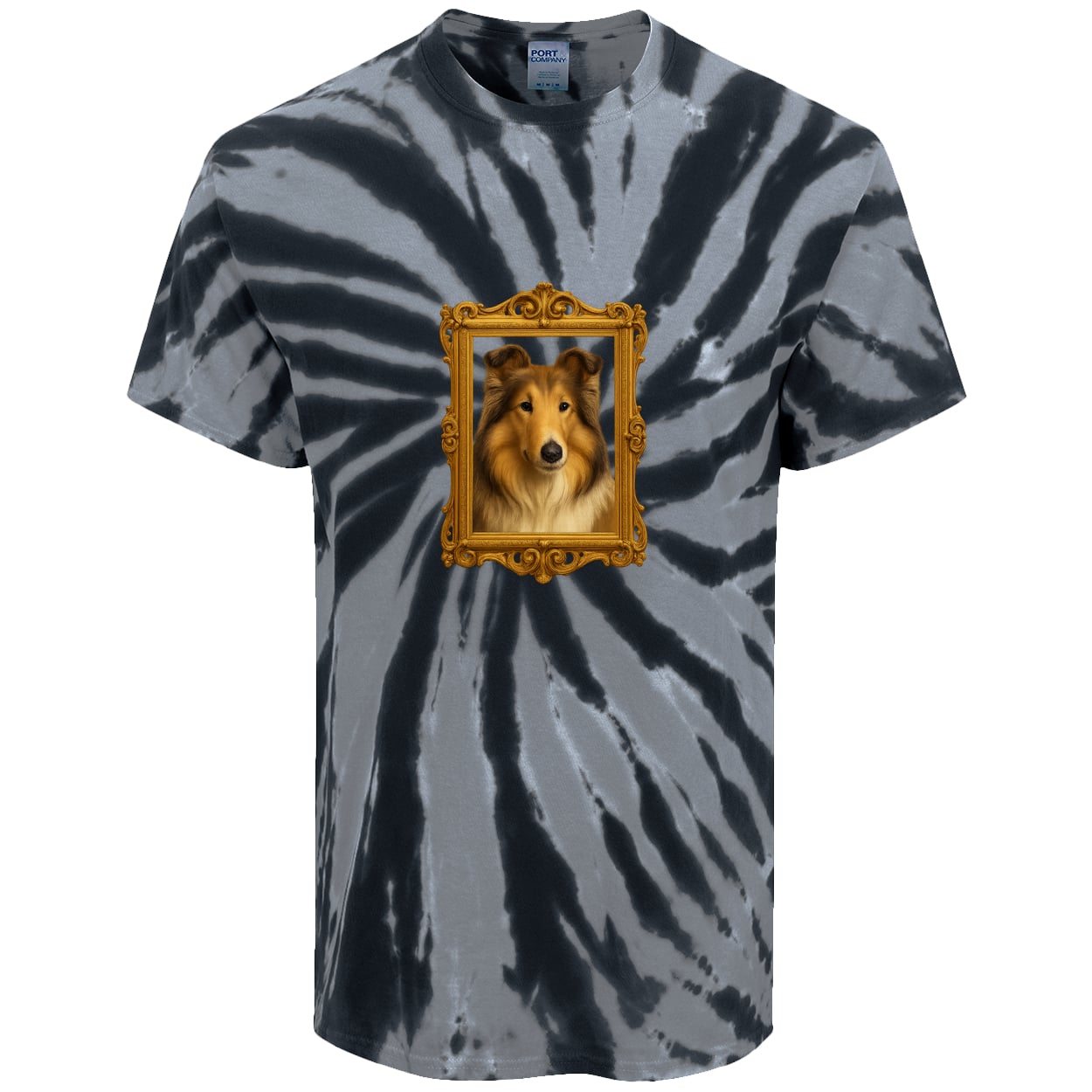 PC147 Port & Company Tie-Dye Tee - Black