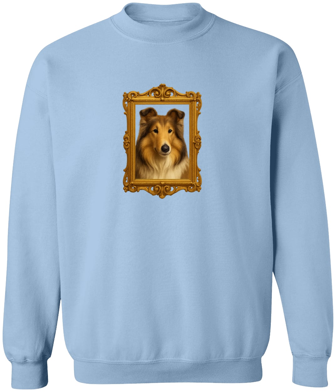 G180 Gildan Crewneck Pullover Sweatshirt - Light Blue