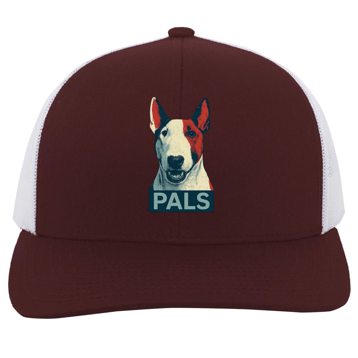 104C Trucker Snap Back - Maroon/White