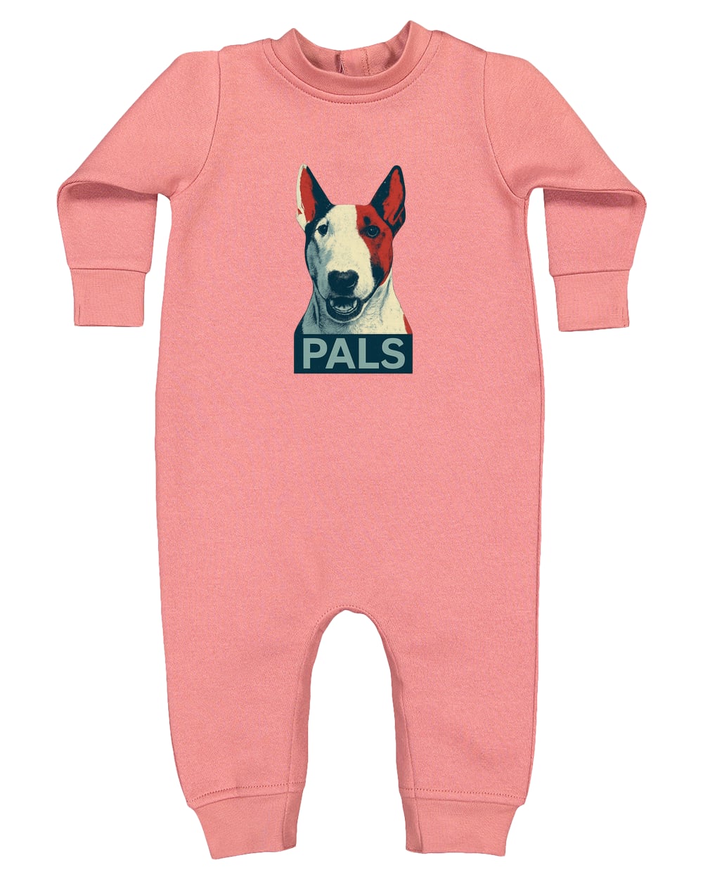 4447 Rabbit Skins Infant Fleece One-Piece Bodysuit - Mauvelous