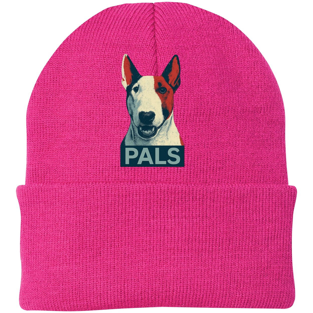 CP90 Port & Company Knit Beanie - Neon Pink