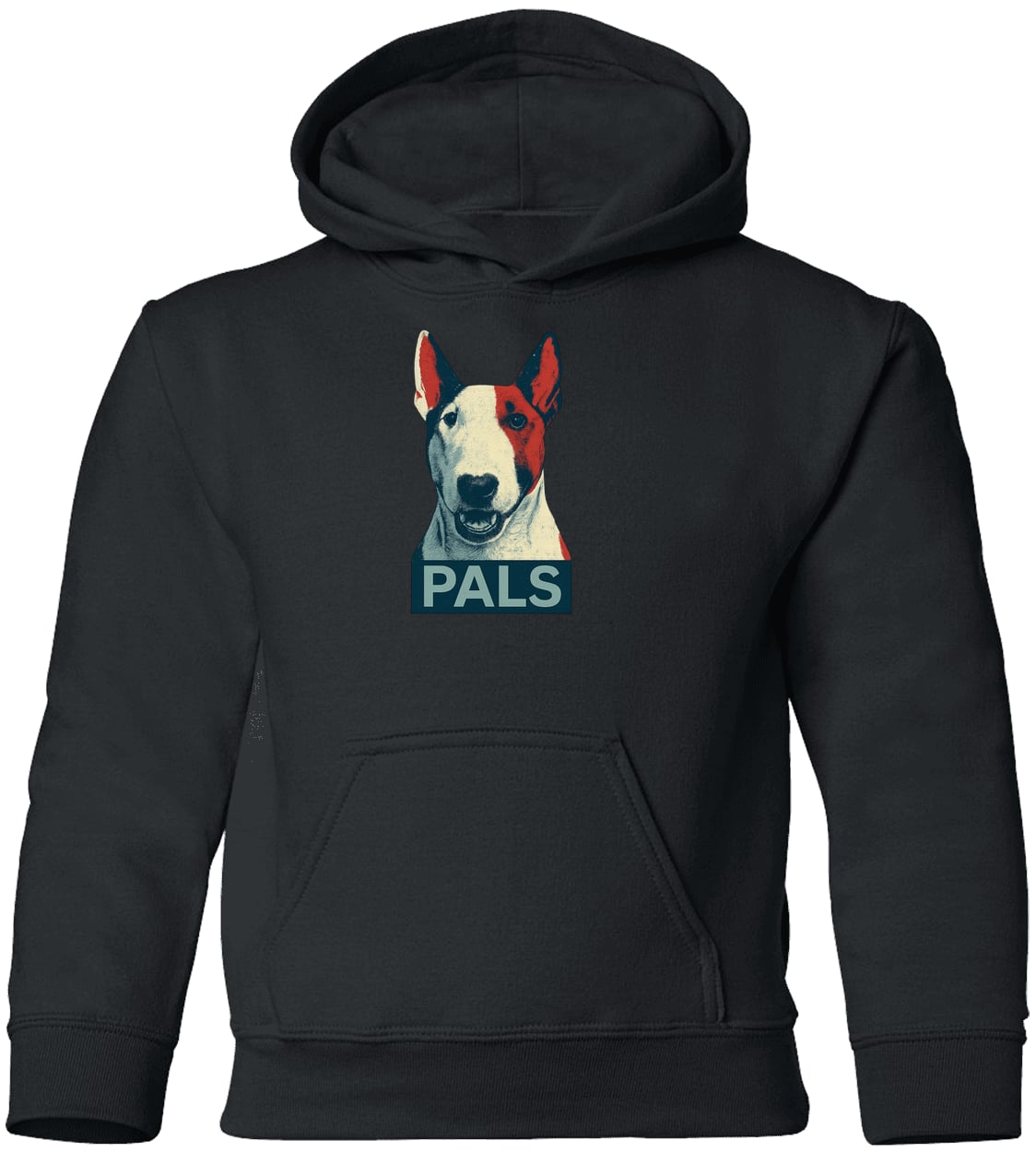 G185B Gildan Youth Pullover Hoodie - Black