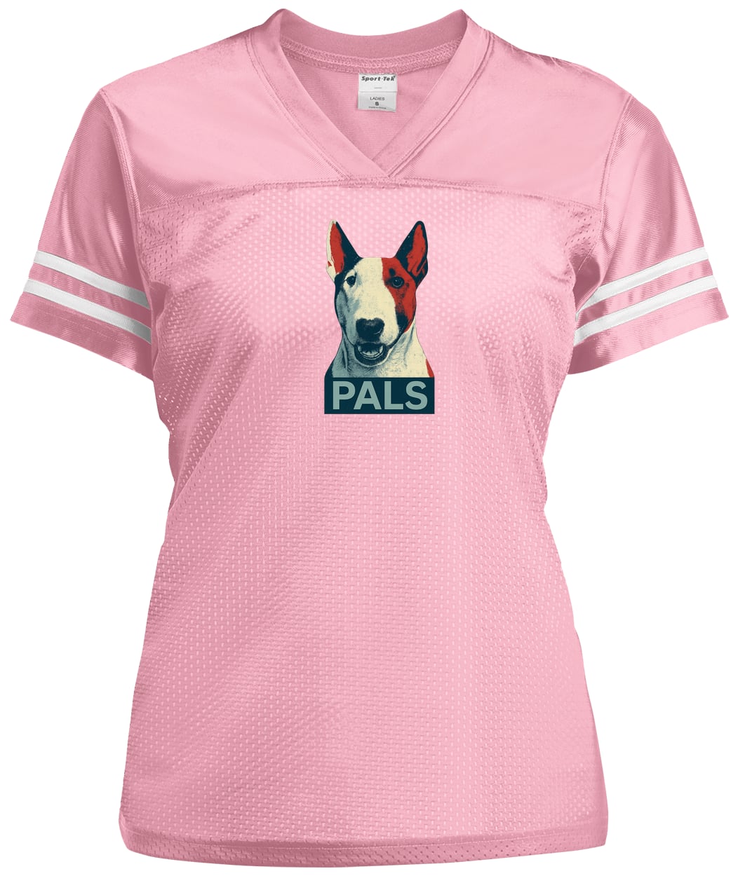 LST307 Sport-Tek Ladies' Replica Jersey - Light Pink/White