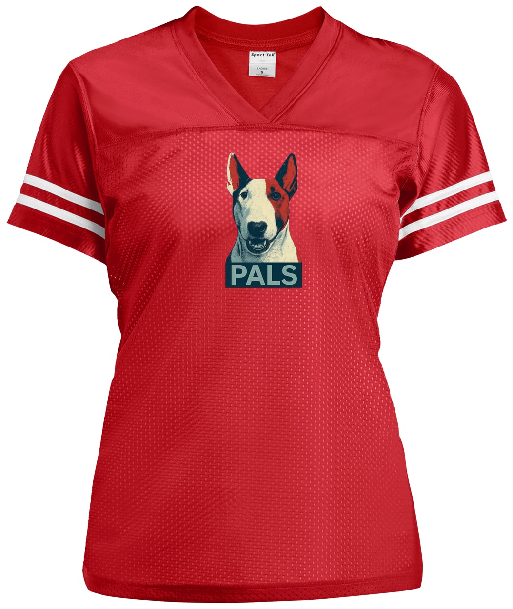 LST307 Sport-Tek Ladies' Replica Jersey - True Red/White