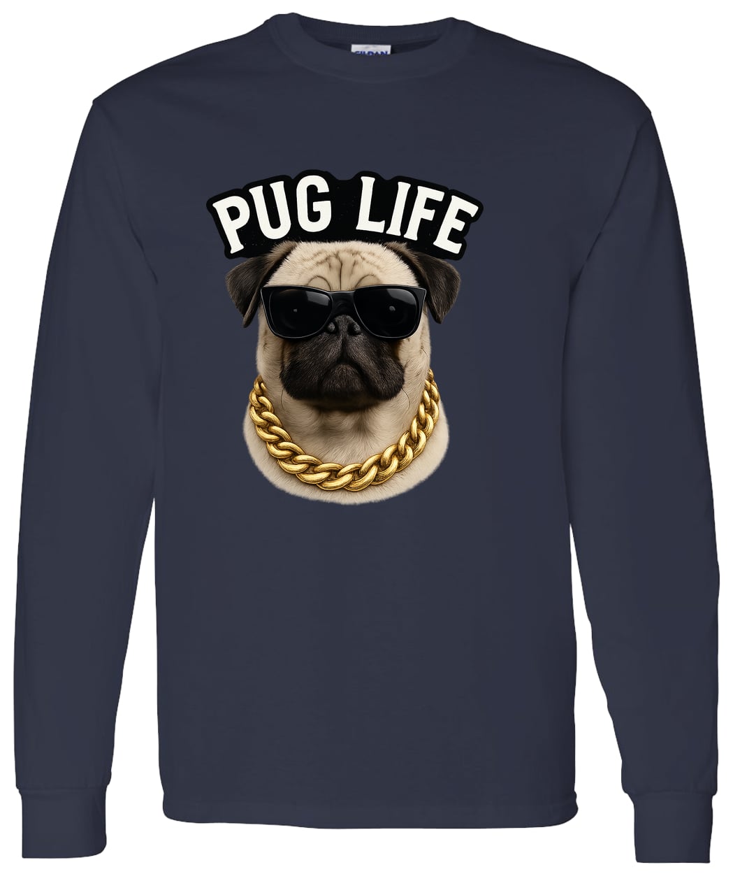 G540 LS T-Shirt 5.3 oz. - Navy