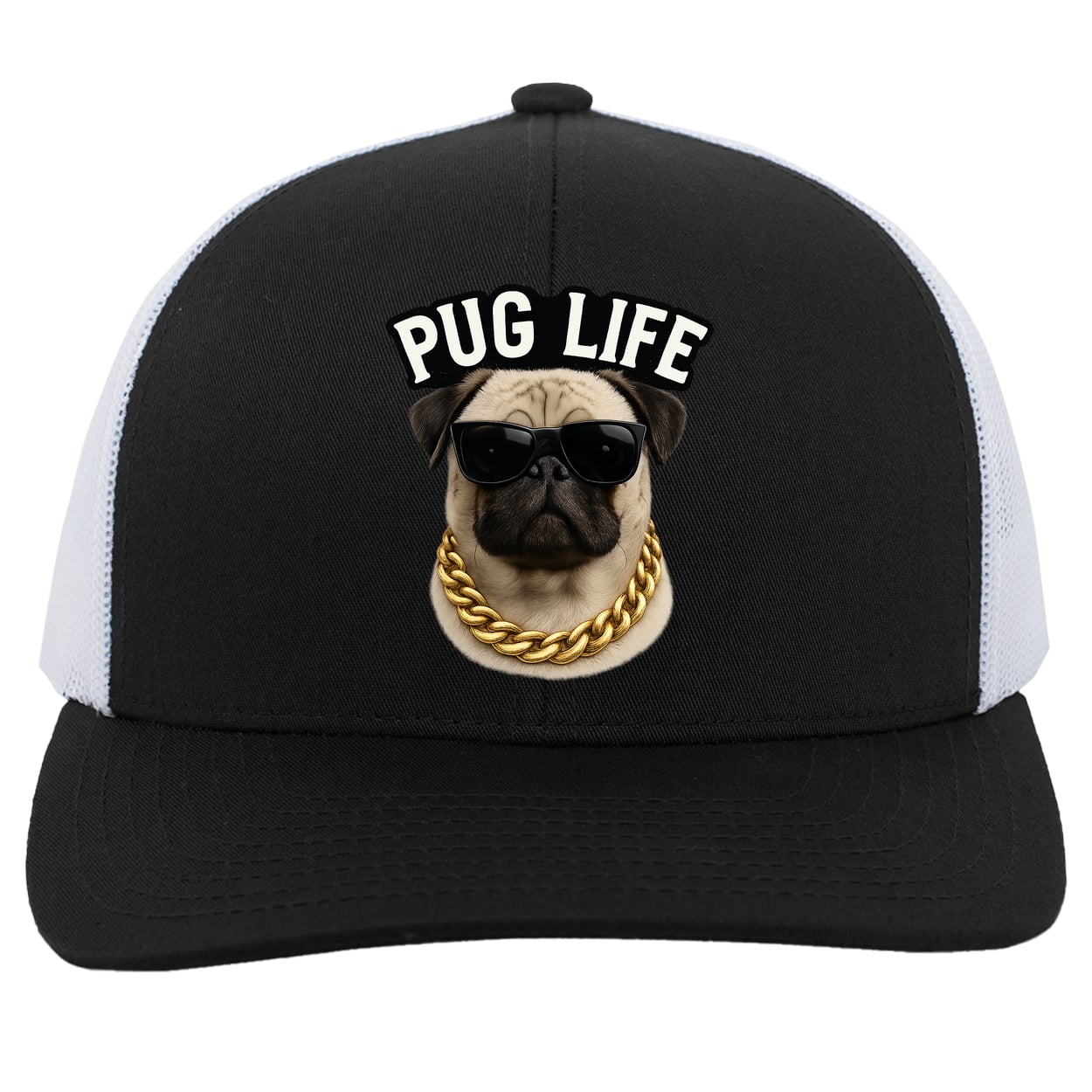 104C Trucker Snap Back - Black/White