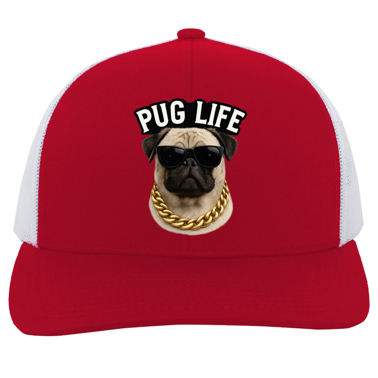 104C Trucker Snap Back - Red/White
