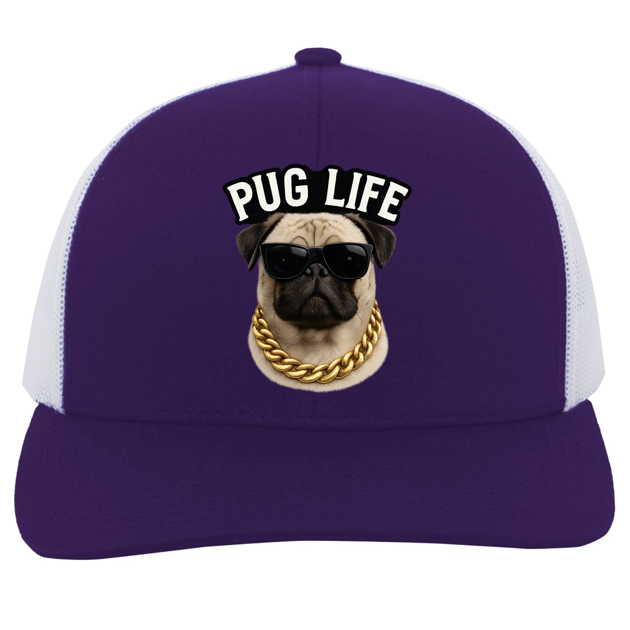 104C Trucker Snap Back - Purple/White