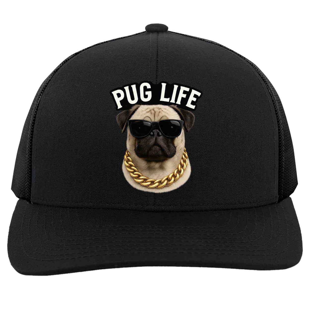 104C Trucker Snap Back - Black