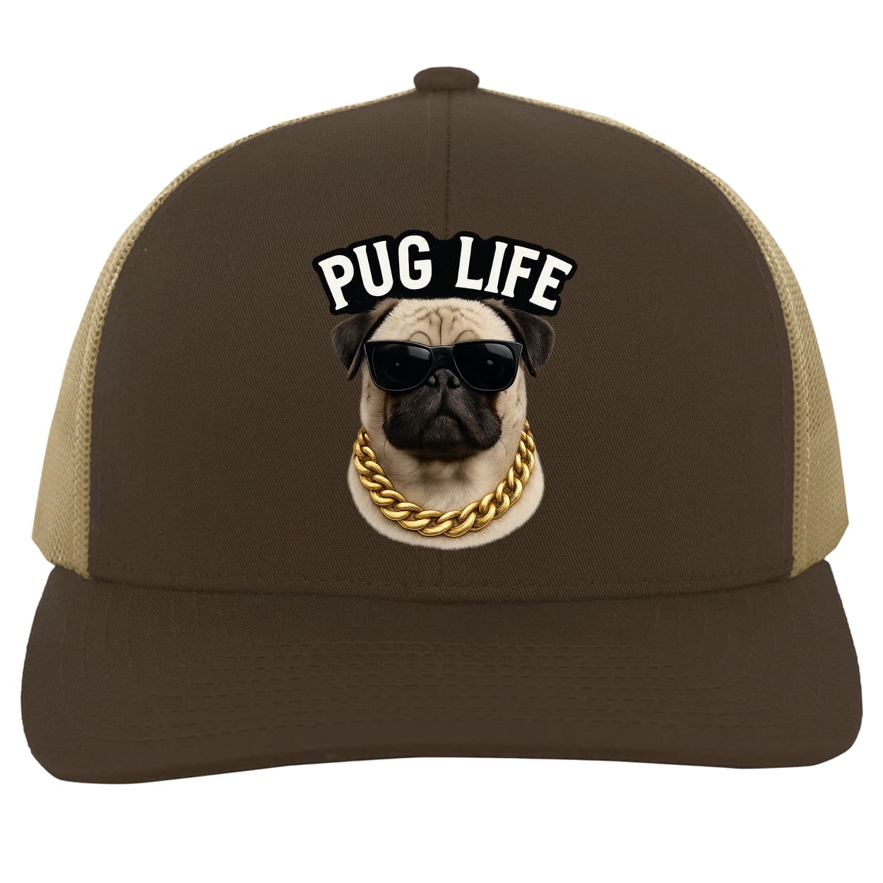 104C Trucker Snap Back - Brown/Khaki