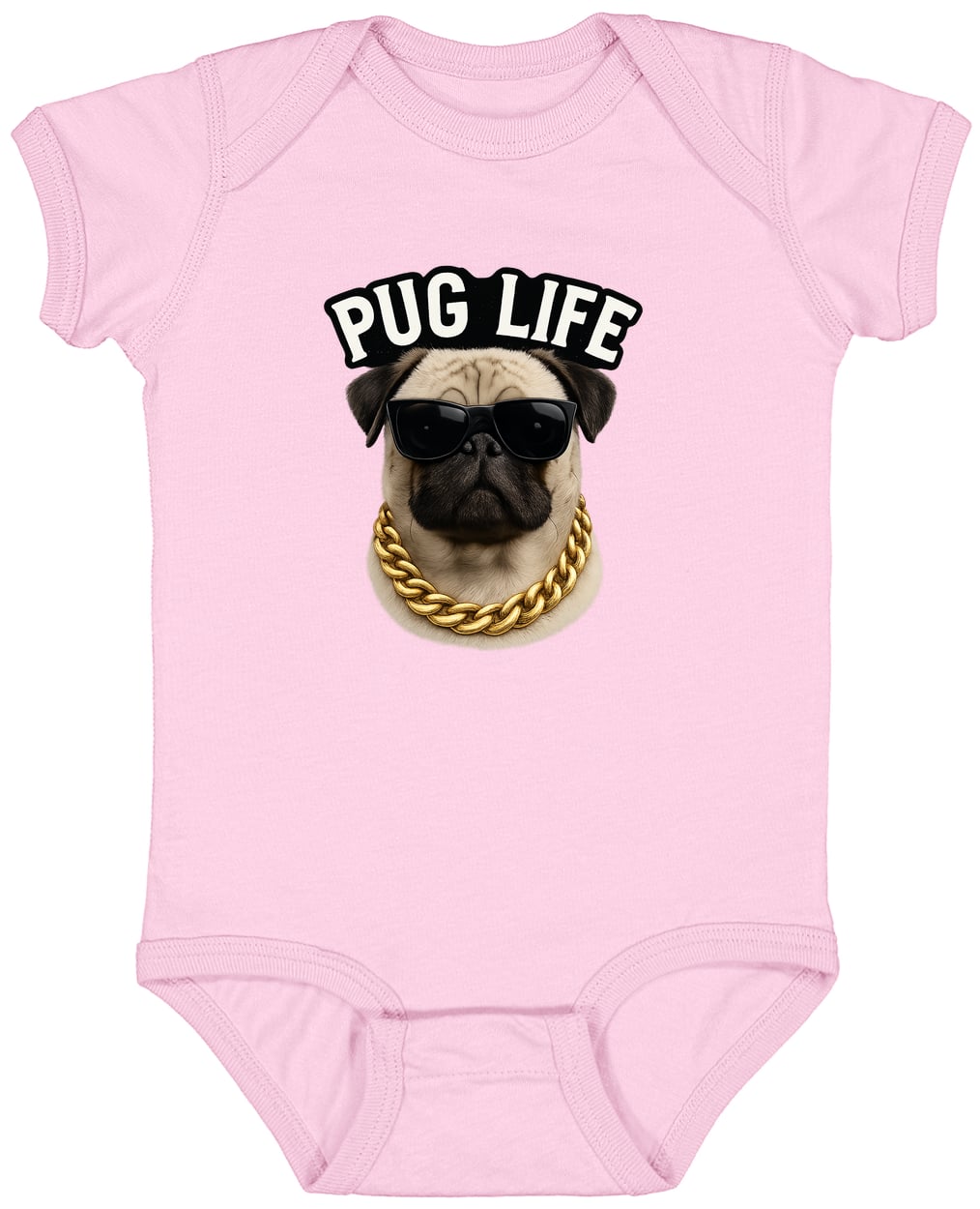 4424 Infant Fine Jersey Bodysuit - Pink