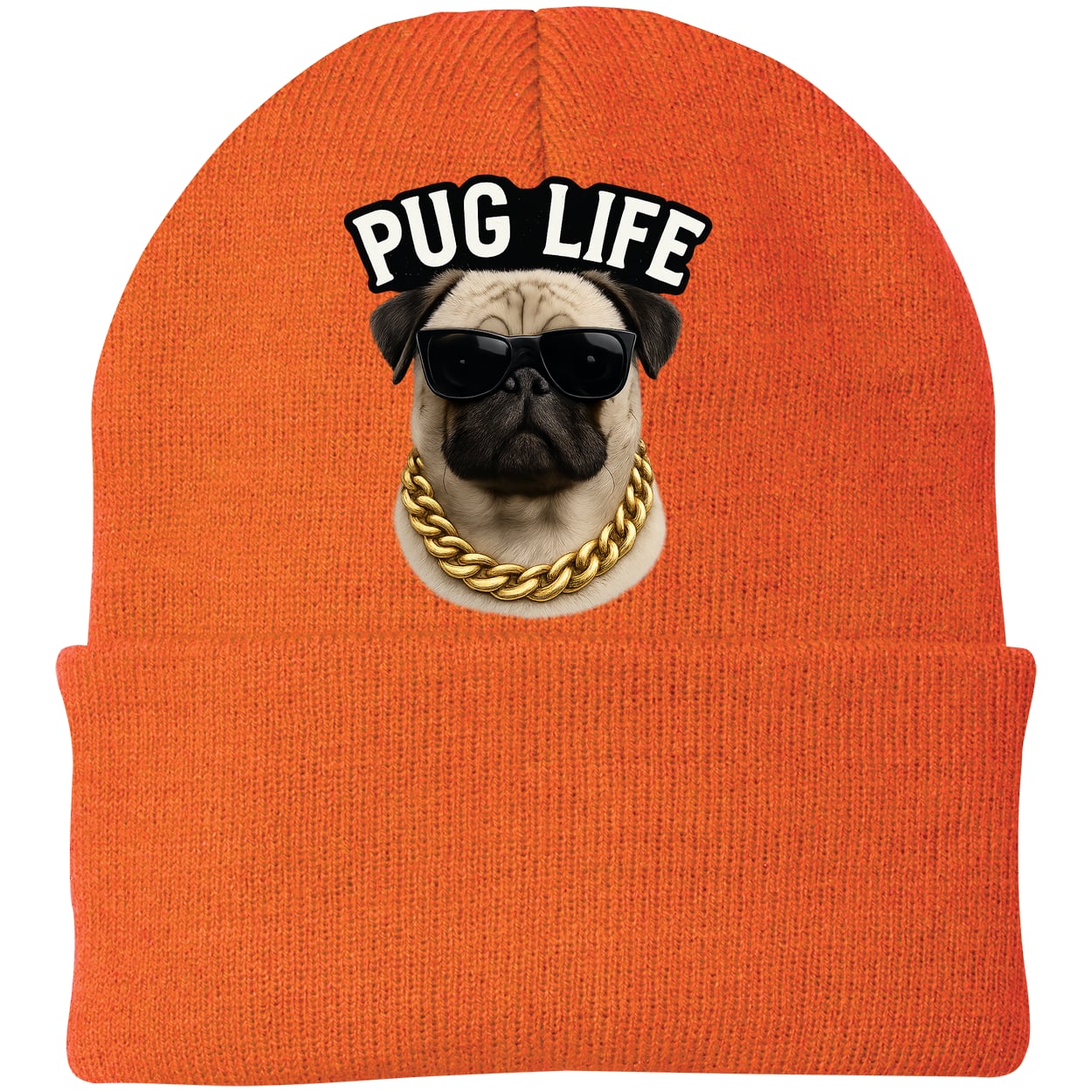 CP90 Port & Company Knit Beanie - Neon Orange