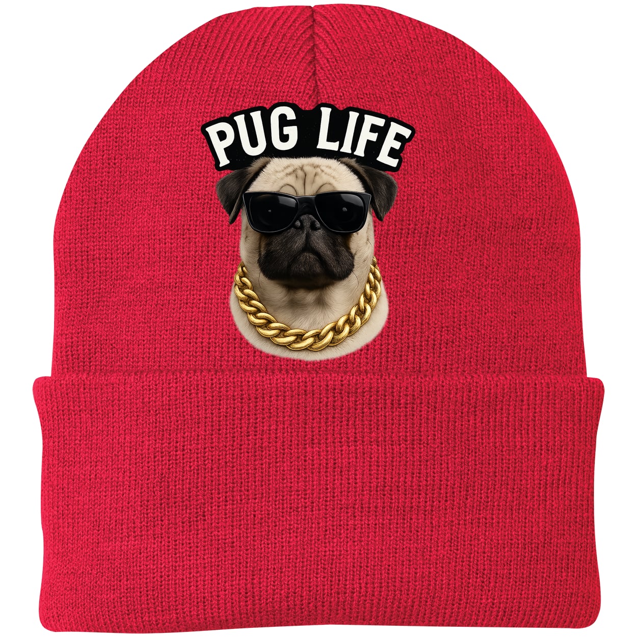 CP90 Port & Company Knit Beanie - Athletic Red