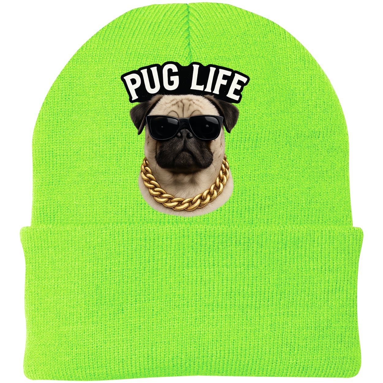 CP90 Port & Company Knit Beanie - Neon Green