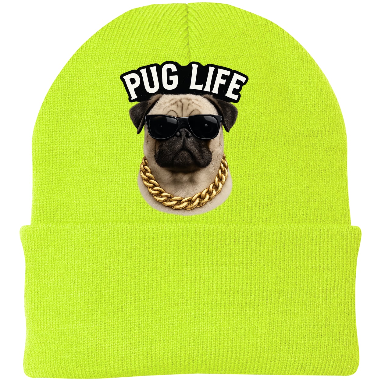 CP90 Port & Company Knit Beanie - Neon Yellow