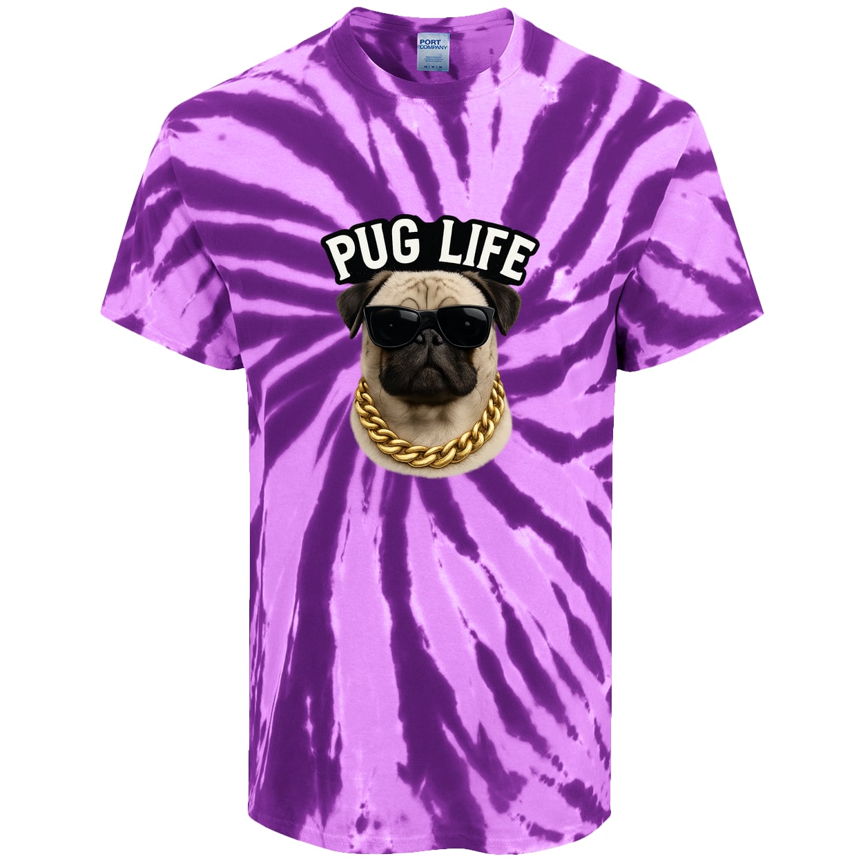 PC147 Port & Company Tie-Dye Tee - Purple
