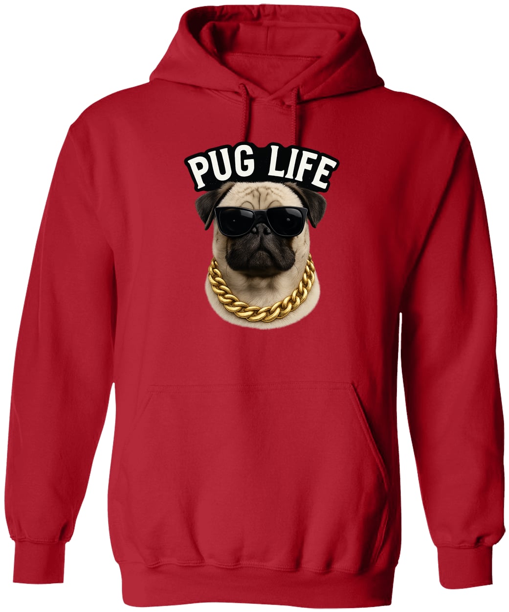 G185 Gildan Pullover Hoodie - Red
