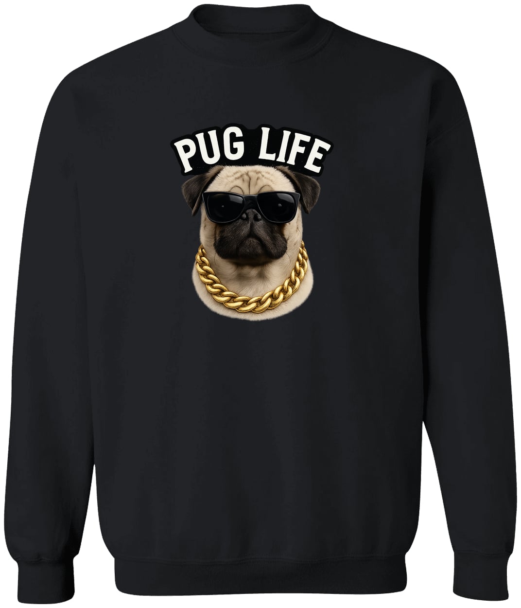 G180 Gildan Crewneck Pullover Sweatshirt - Black