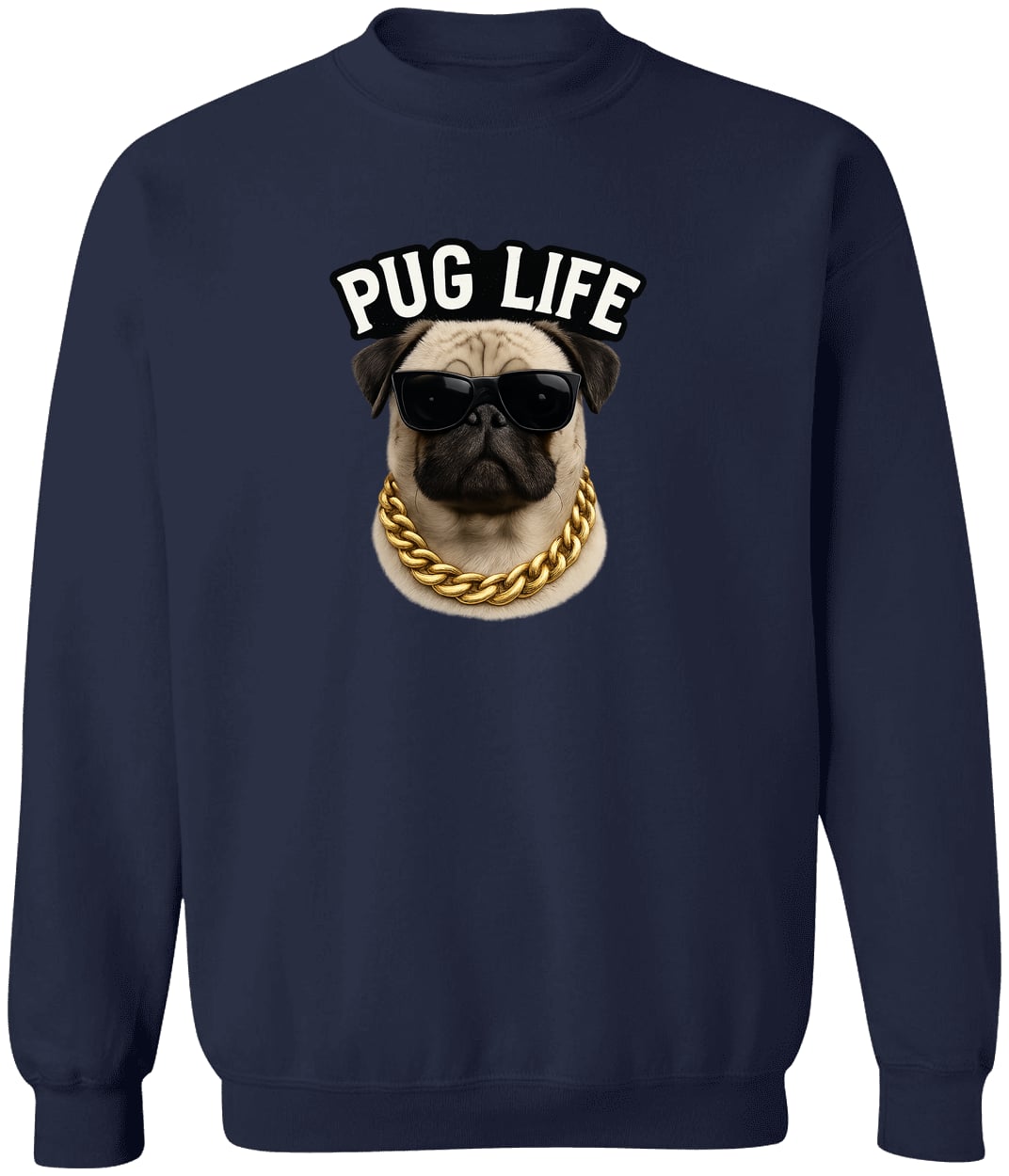 G180 Gildan Crewneck Pullover Sweatshirt - Navy