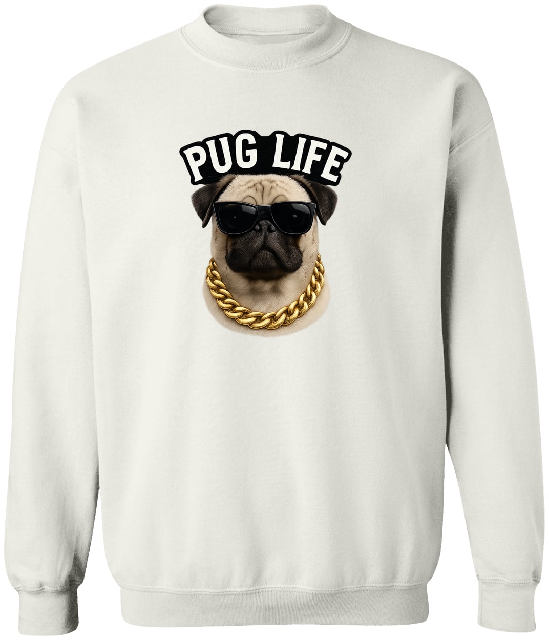 G180 Gildan Crewneck Pullover Sweatshirt - White