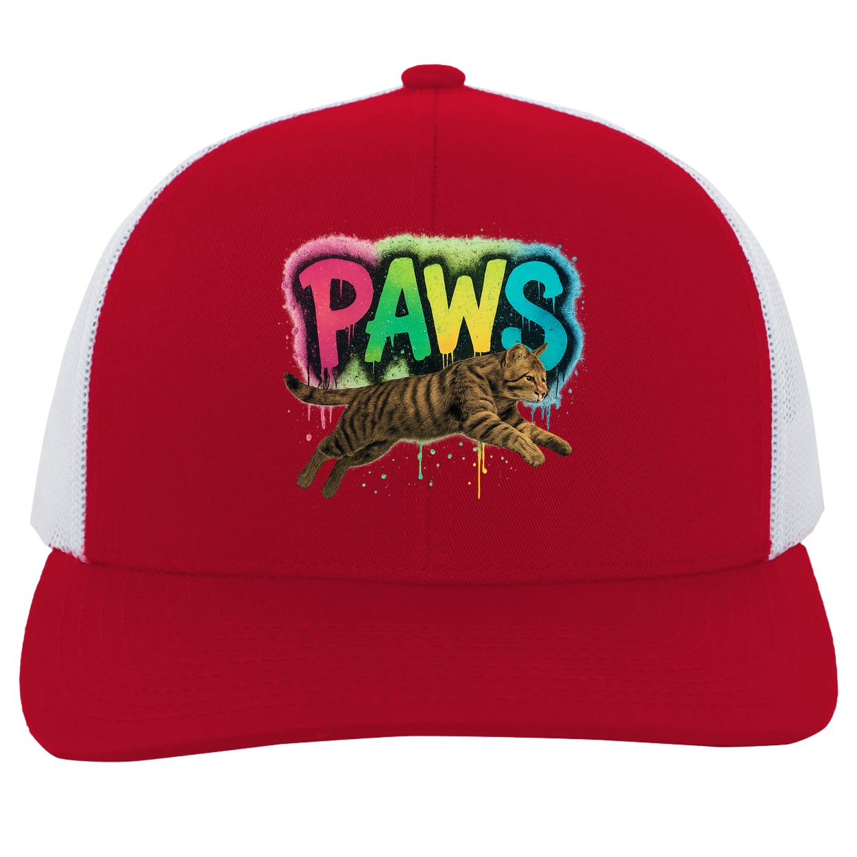 104C Trucker Snap Back - Red/White