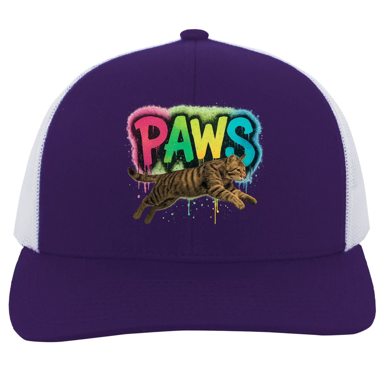 104C Trucker Snap Back - Purple/White