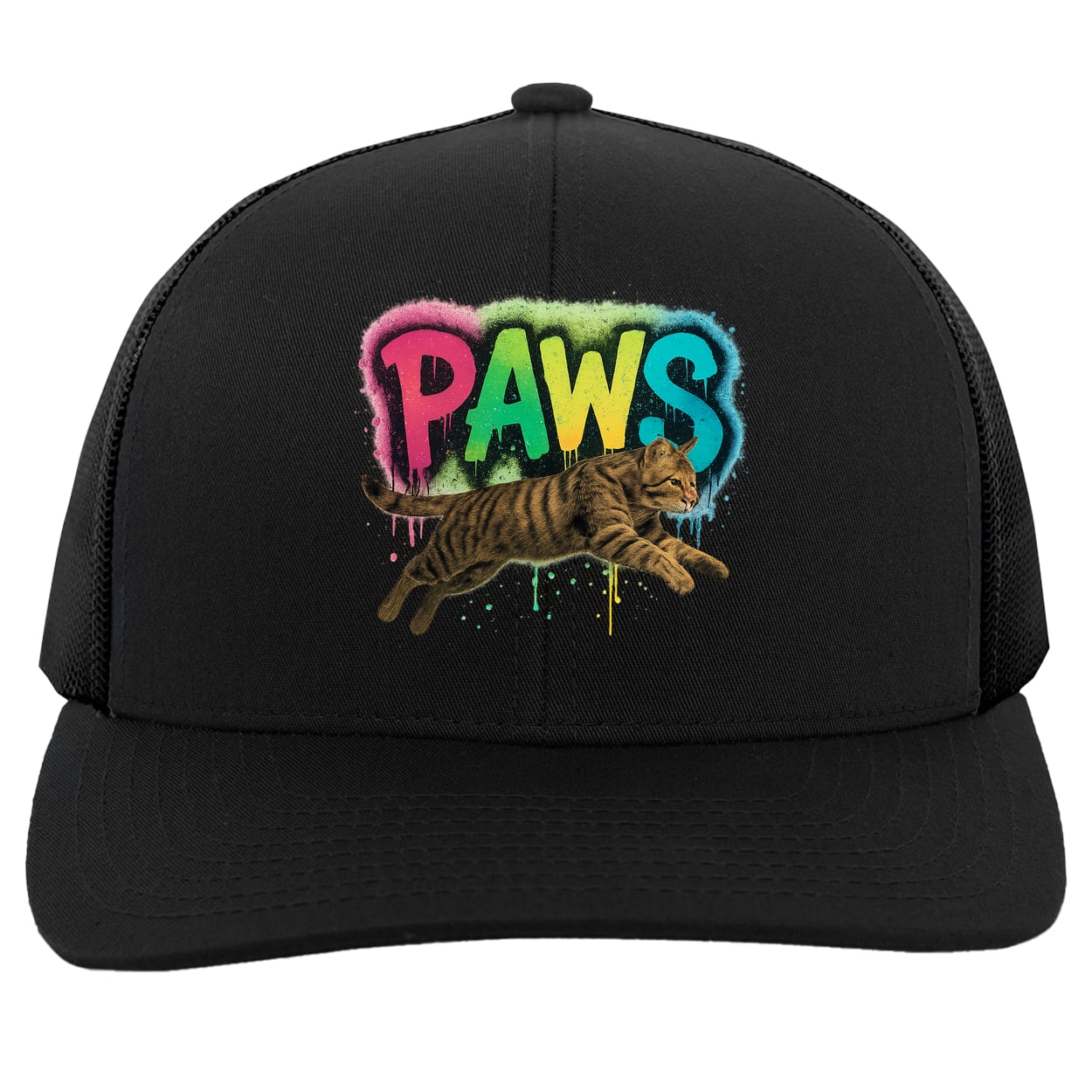 104C Trucker Snap Back - Black
