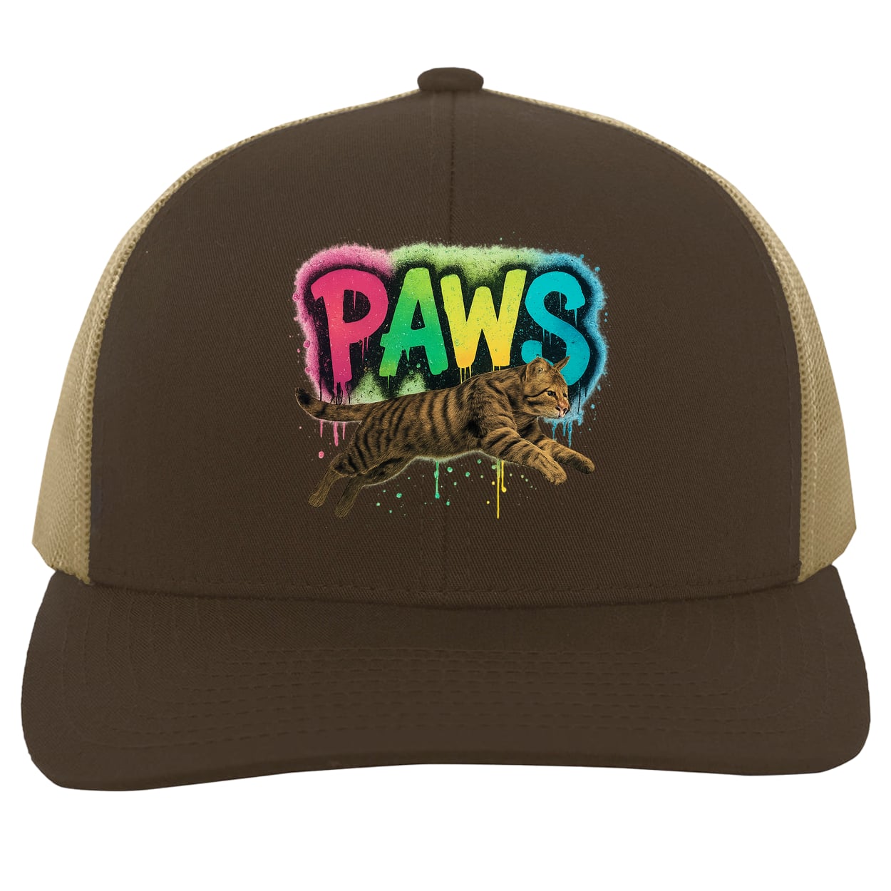104C Trucker Snap Back - Brown/Khaki