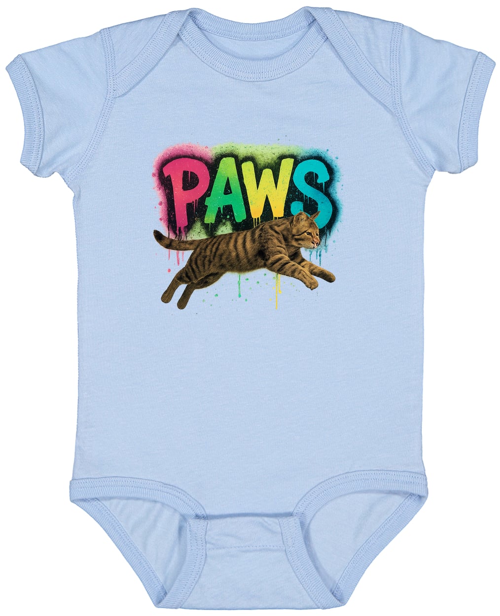 4424 Infant Fine Jersey Bodysuit - Light Blue