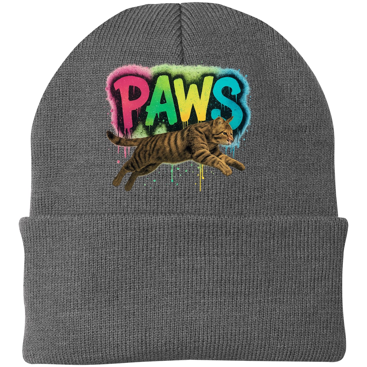 CP90 Port & Company Knit Beanie - Athletic Oxford