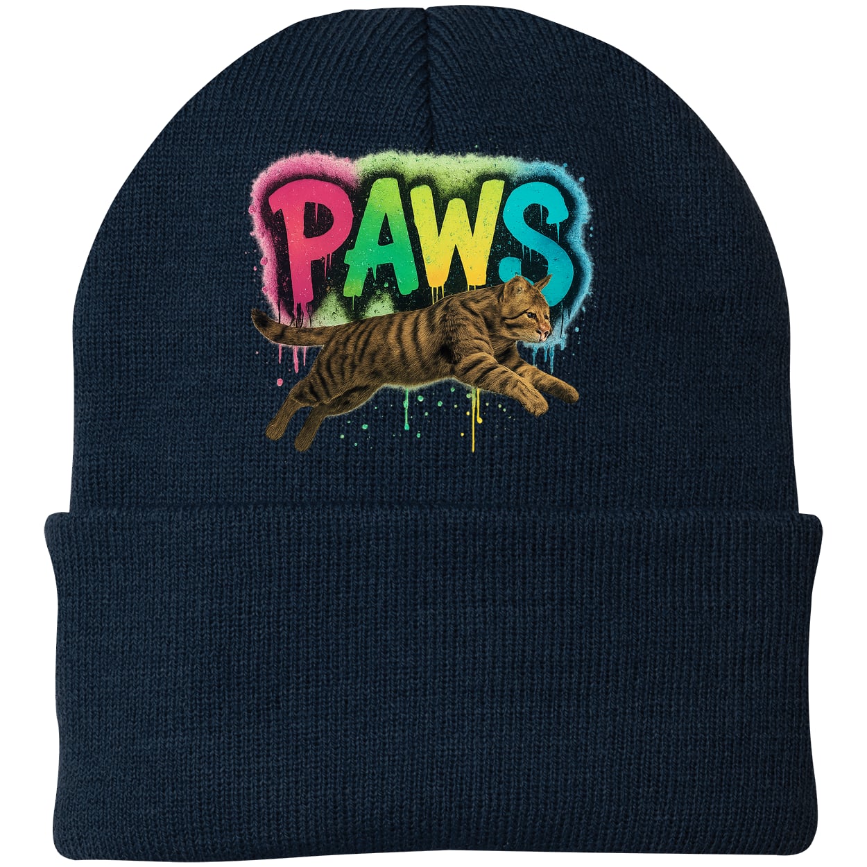CP90 Port & Company Knit Beanie - Navy