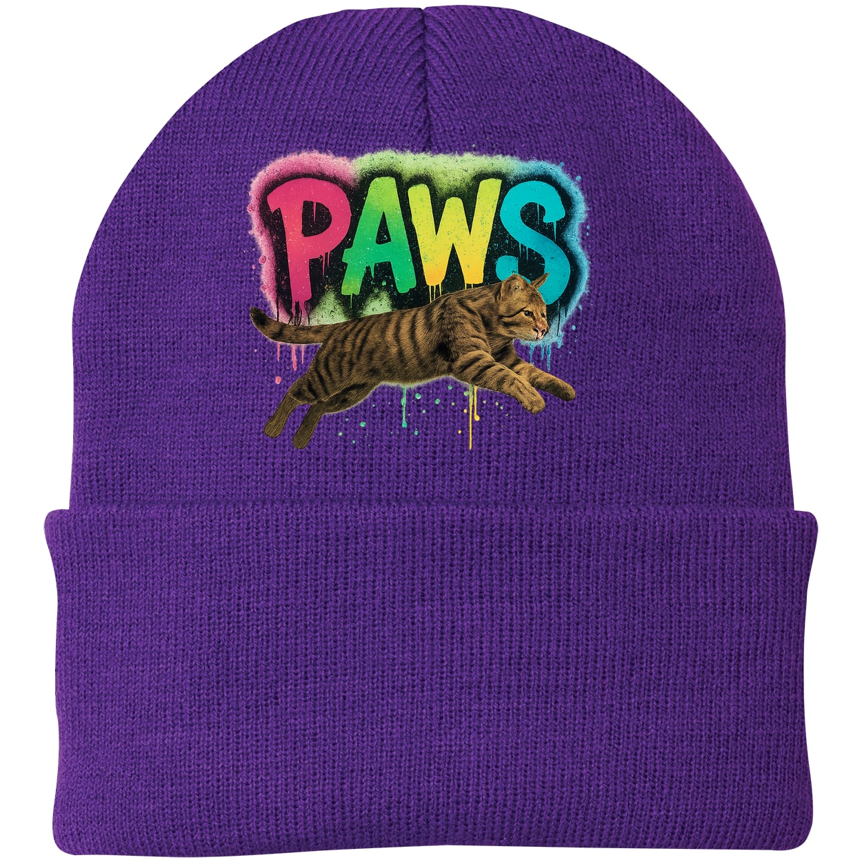 CP90 Port & Company Knit Beanie - Athletic Purple
