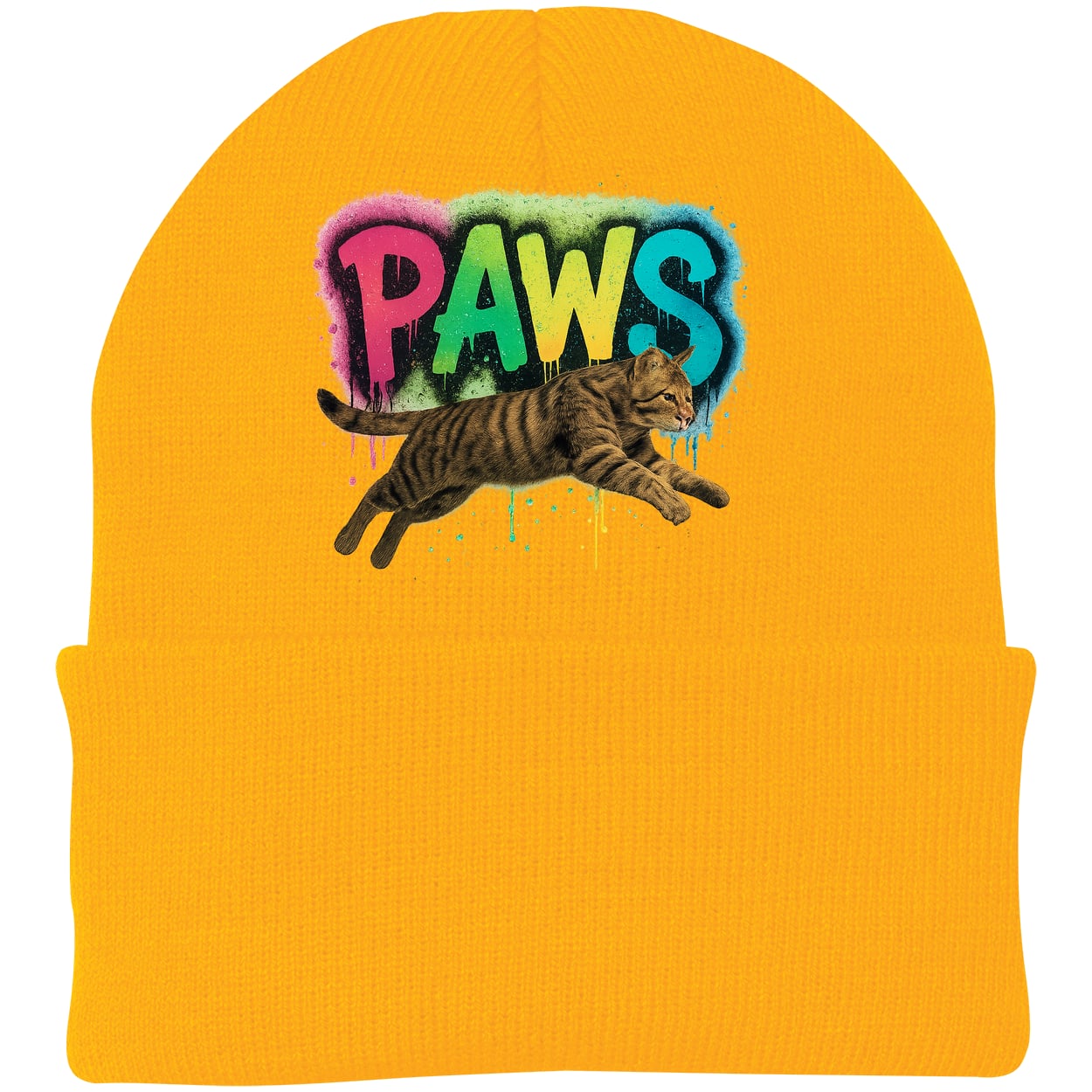 CP90 Port & Company Knit Beanie - Athletic Gold